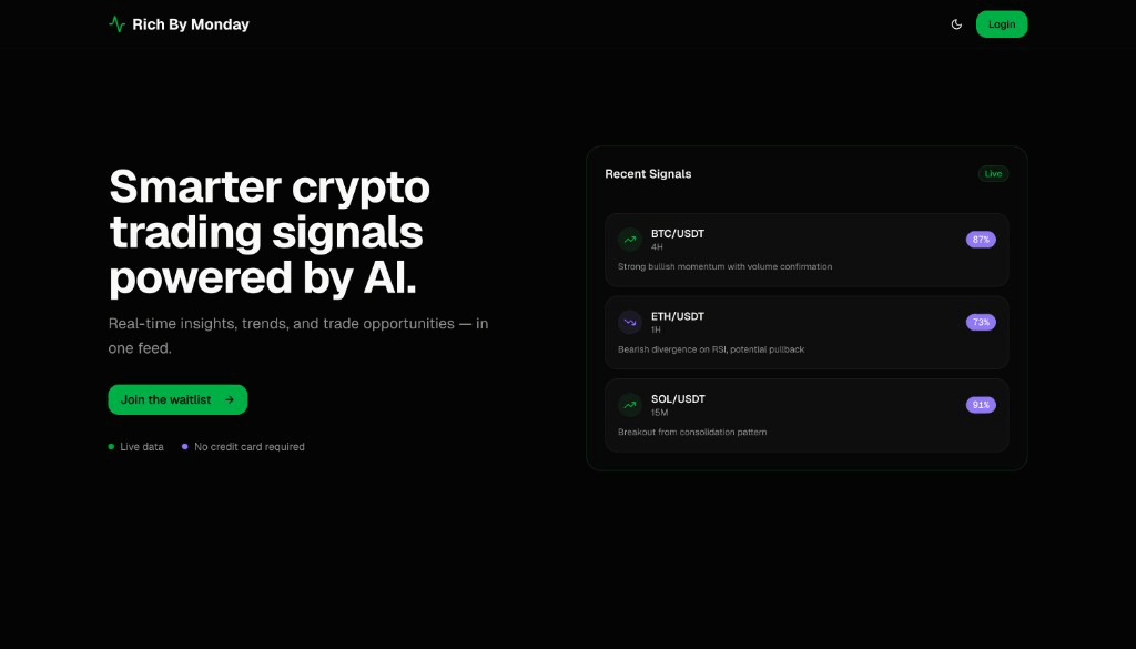 Rich By Monday screenshot