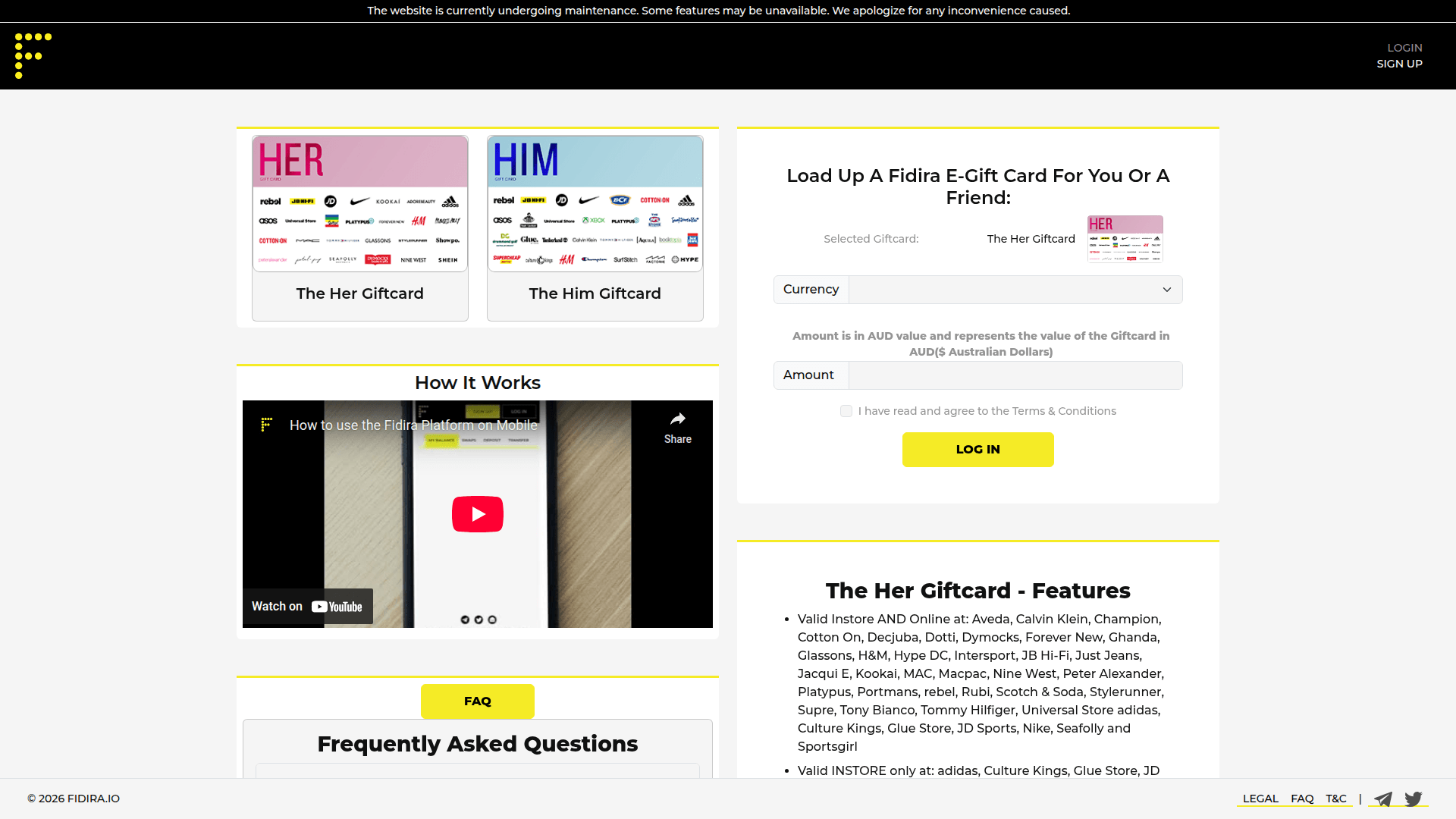 Fidira screenshot
