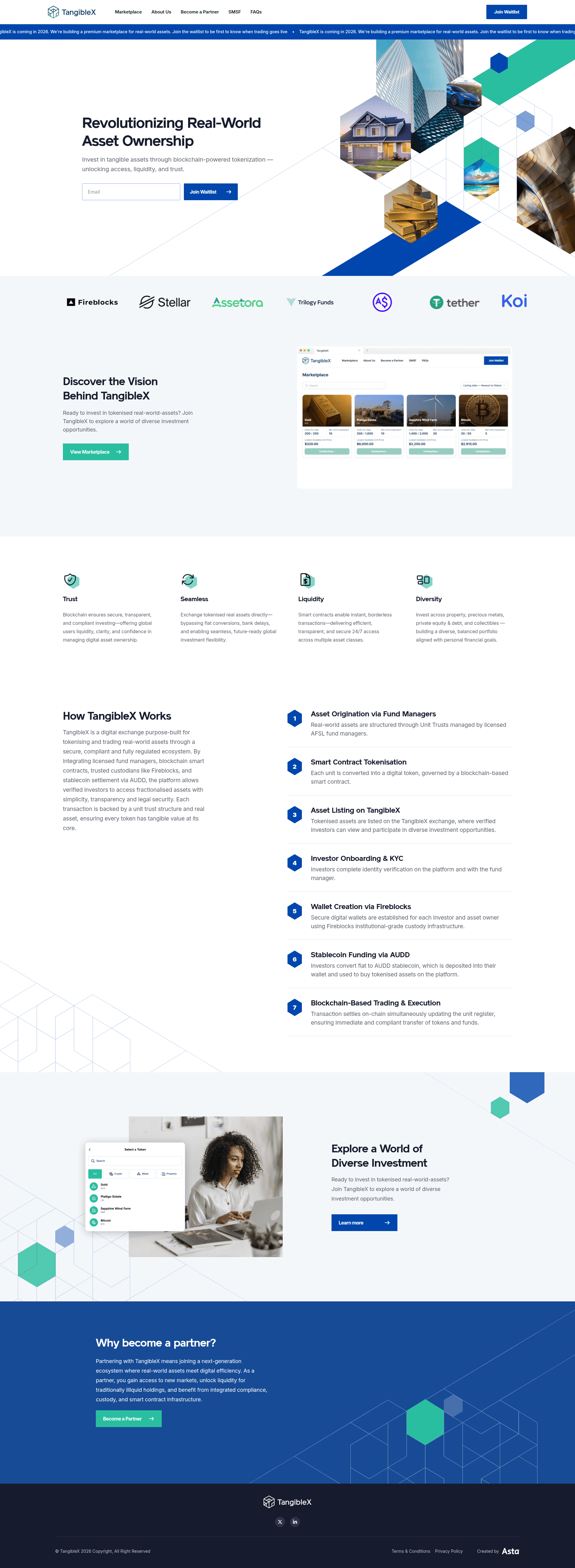 TangibleX | RWA Marketplace screenshot