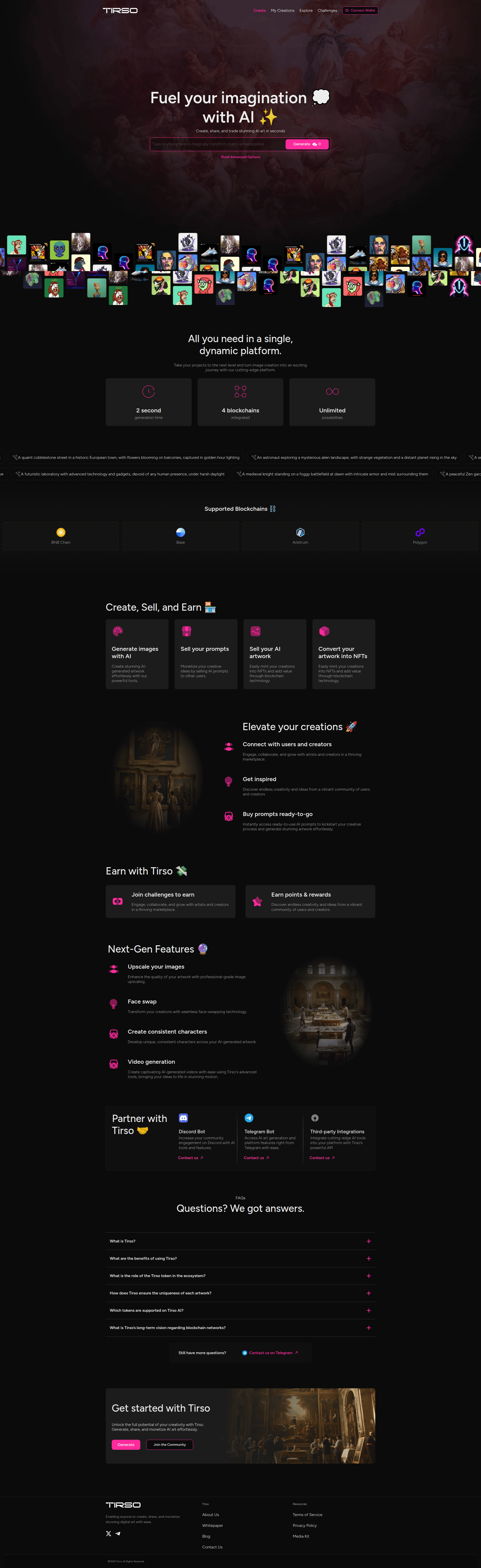 Tirso AI Marketplace screenshot